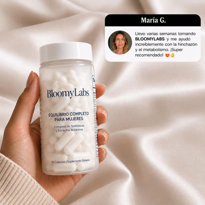 Bloomy Labs™ 7 en 1 — Bienestar digestivo, equilibrio y control en una sola fórmula.